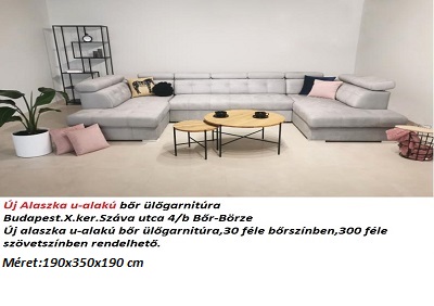 alaszka bőr ülőgarnitúra