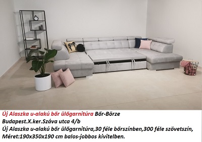 alaszka bőr ülőgarnitúra