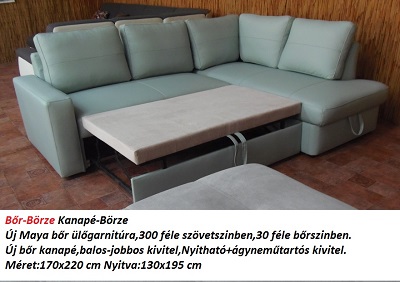 Bőr-börze maya bőr ülőgarnitúra
