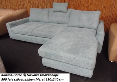 Bőr-börze nirvana sarokkanapé